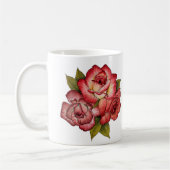 Tasse rose de bouquet de cru (Gauche)