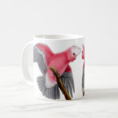 Tasse rose de cacatoès de Galah Breasted (Devant gauche)