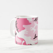 Tasse rose de camouflage (Devant gauche)