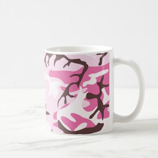 Tasse rose de camouflage (Droite)