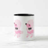 Tasse rose de caniches (Centre)