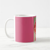 Tasse rose de chien de caniche (Gauche)