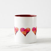 Tasse rose de coeur (Centre)