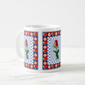 Tasse rose de coeur (Devant gauche)