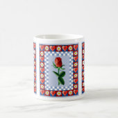 Tasse rose de coeur (Centre)