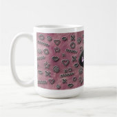 Tasse rose de concepteur (Gauche)