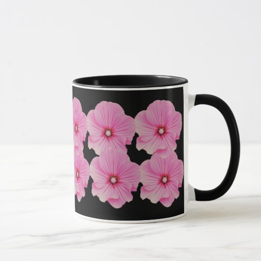 Tasse rose de conception de Lavateras (Droite)
