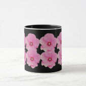 Tasse rose de conception de Lavateras (Centre)