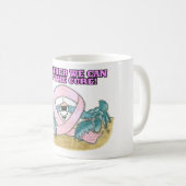 Tasse rose de crabe de ruban (Devant droit)