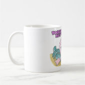 Tasse rose de crabe de ruban (Gauche)