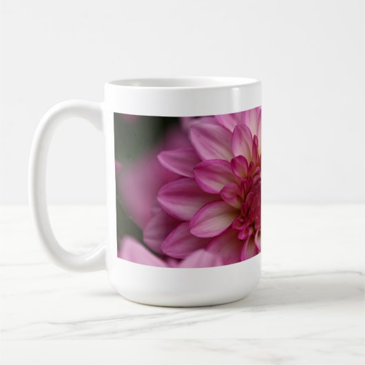 Tasse rose de dahlia (Gauche)