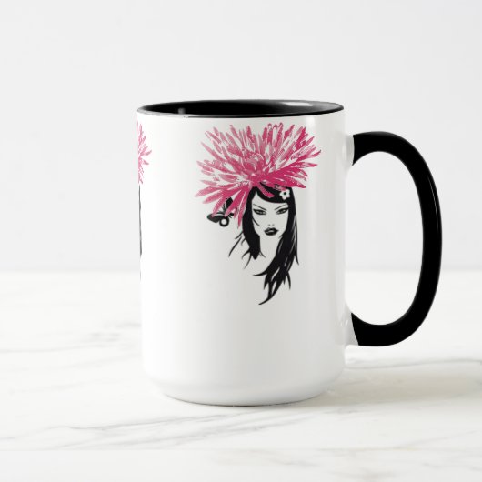 Tasse rose de demoiselle de honneur de Valuegem (Droite)