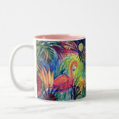 Tasse rose de Flamant rose (Gauche)