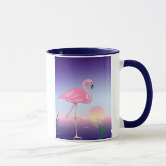 Tasse rose de Flamant rose