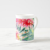 Tasse rose de fleur de bottlebrush (Devant droit)