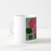 Tasse rose de fleurs (Devant gauche)