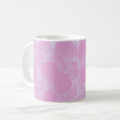 Tasse rose de fleurs de chroma rose (Devant gauche)