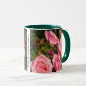 Tasse rose de la Reine Elizabeth (Devant droit)