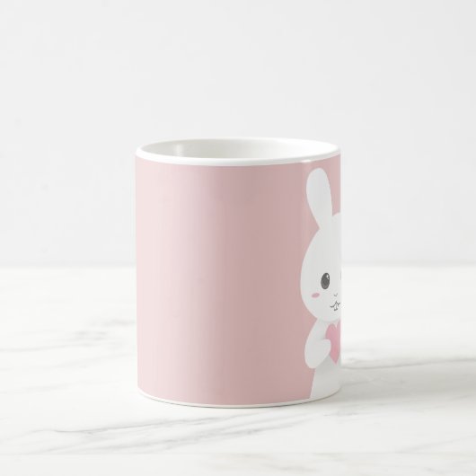 Tasse rose de lapin (Centre)