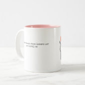 tasse rose de logo d'iDANZ (Devant gauche)