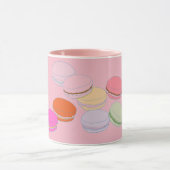 Tasse rose de Macaron Coffeee de Français (Centre)