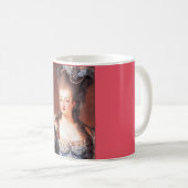 Tasse rose de Marie Antoinette de Français de (Devant droit)
