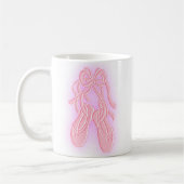 Tasse rose de pantoufles de ballet (Gauche)