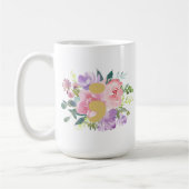 Tasse rose de point-virgule (Gauche)