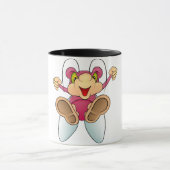 Tasse rose de scarabée (Centre)