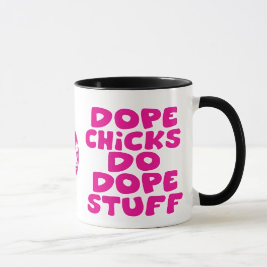 Tasse rose de substance de dopant de poussin (Droite)