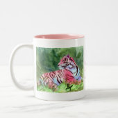 Tasse rose de tigre (Gauche)