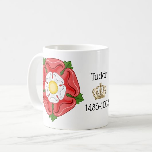 Tasse rose de Tudor (Devant gauche)