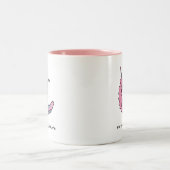 Tasse rose de ver de velours (Centre)