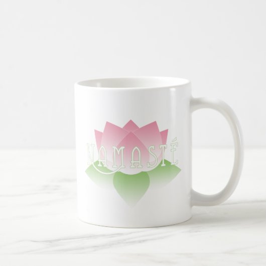 Tasse rose de yoga de Namaste Lotus (Droite)