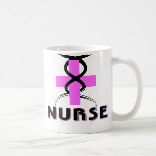 TASSE ROSE D'INFIRMIÈRE