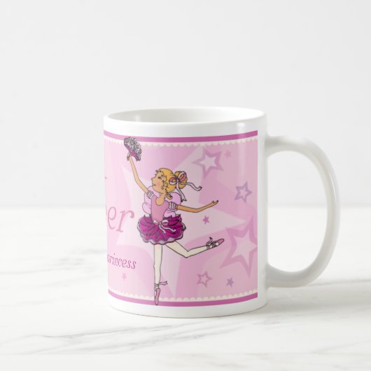 Tasse rose et blonde de princesse de ballerine de (Droite)