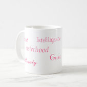 tasse rose et verte (Devant gauche)