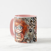 Tasse Rose J'adore Les Chats (Devant gauche)