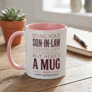 Tasse Rose Mère de la Belle-Famille Cadeau Beau-Fi