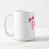 Tasse rose mignonne "Pookie" (Gauche)