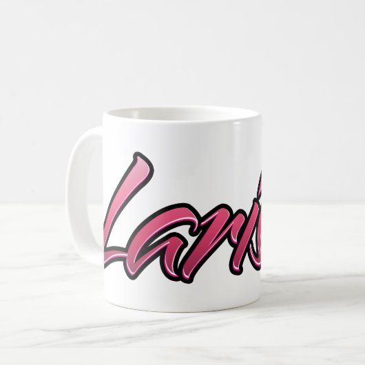 Tasse rose pâle Larissa tasse à thé tasse à café (Devant gauche)