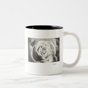 Tasse rose pointillée