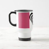 Tasse rose thème cœur (Gauche)