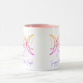 Tasse rose Triple Déesse & Lotus (Centre)