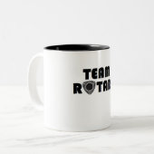 Tasse rotatoire d'équipe (Devant gauche)