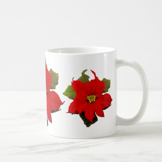 tasse rouge 2 de vacances de poinsettia (Droite)