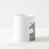 Tasse rouge cardinale d'oiseau (Centre)
