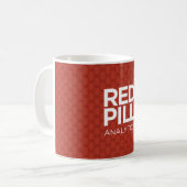 Tasse rouge d'analytique de pilule (rouge) (Devant gauche)