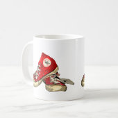 Tasse rouge de basket de Hightops (Devant gauche)