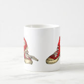 Tasse rouge de basket de Hightops (Centre)